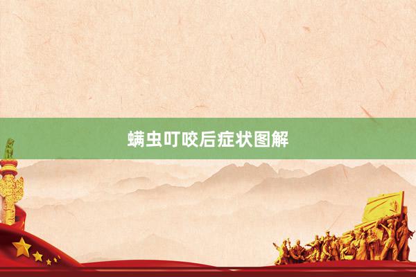 螨虫叮咬后症状图解